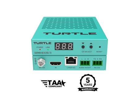Turquoise electronic device with 'Turtle' branding on a white background