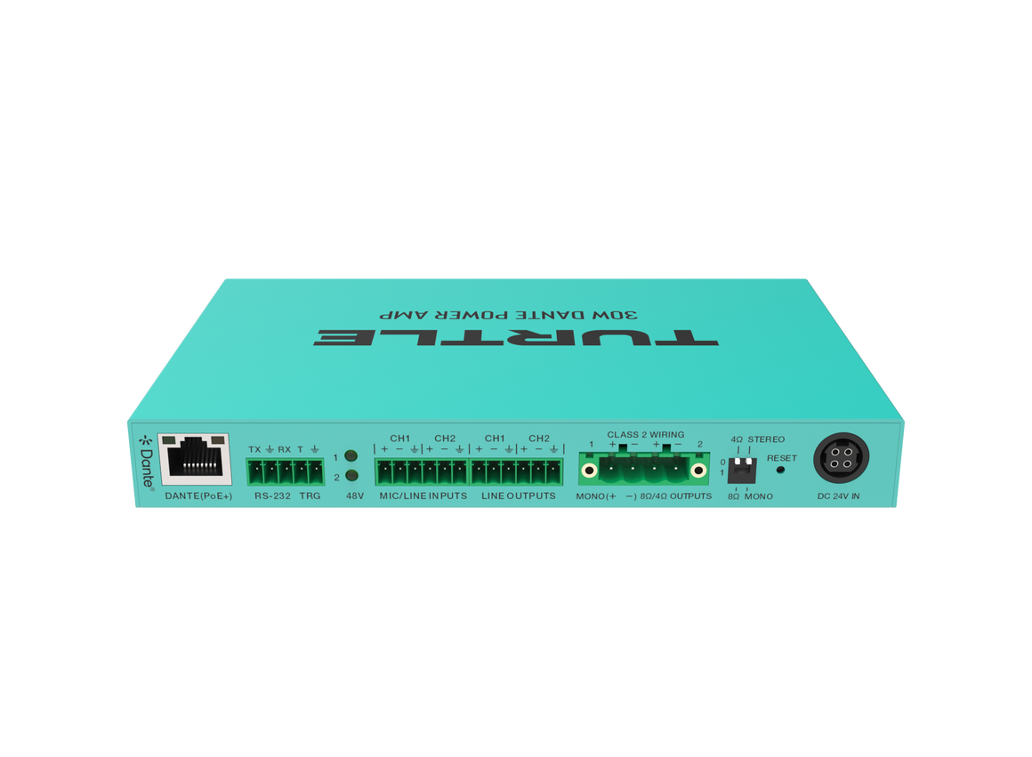 Turquoise electronic device with 'Turtle' branding on a white background