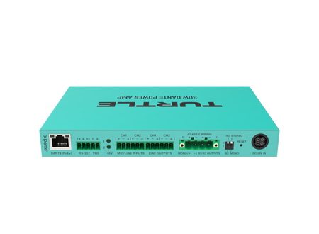 Turquoise electronic device with 'Turtle' branding on a white background
