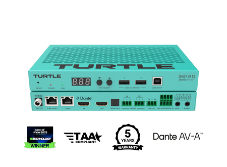 Turquoise electronic device with 'Turtle' branding on a white background