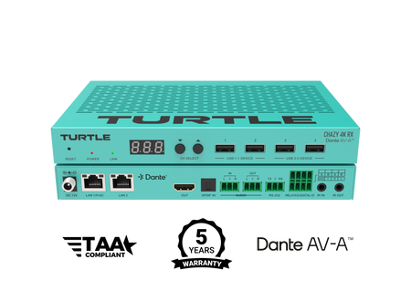Turquoise electronic device with 'Turtle' branding on a white background