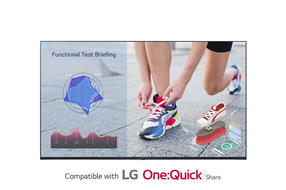 LG 55UL3J-M 55" 4K UHD Digital Signage Display – 400 cd/m² 16/7 Commercial Screen