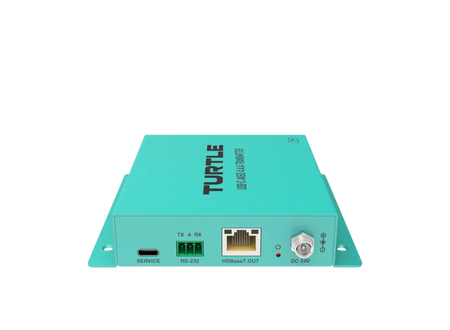 Turtle AV USB-C 4K60 and USB 2.0 Extender Kit — Single CAT Cable