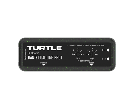 Turtle Dante Dual Line Input device on a white background