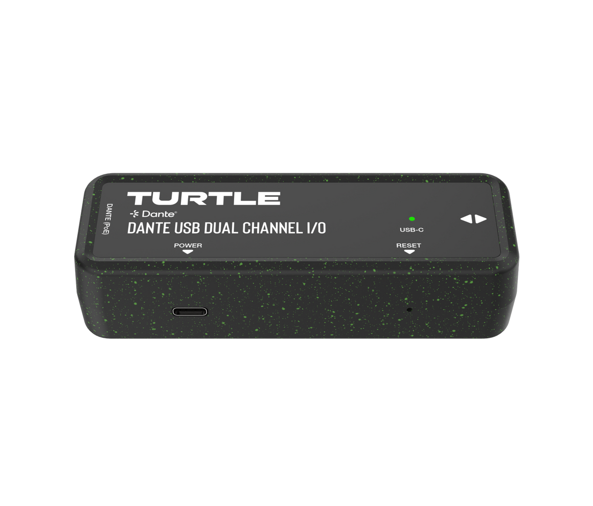 Turtle Dante USB Dual Channel I/O device on a white background