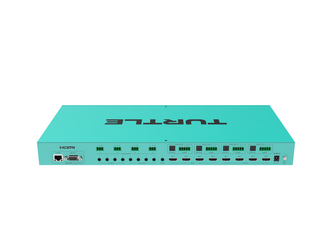 Turquoise device with 'Turtle' branding on a white background