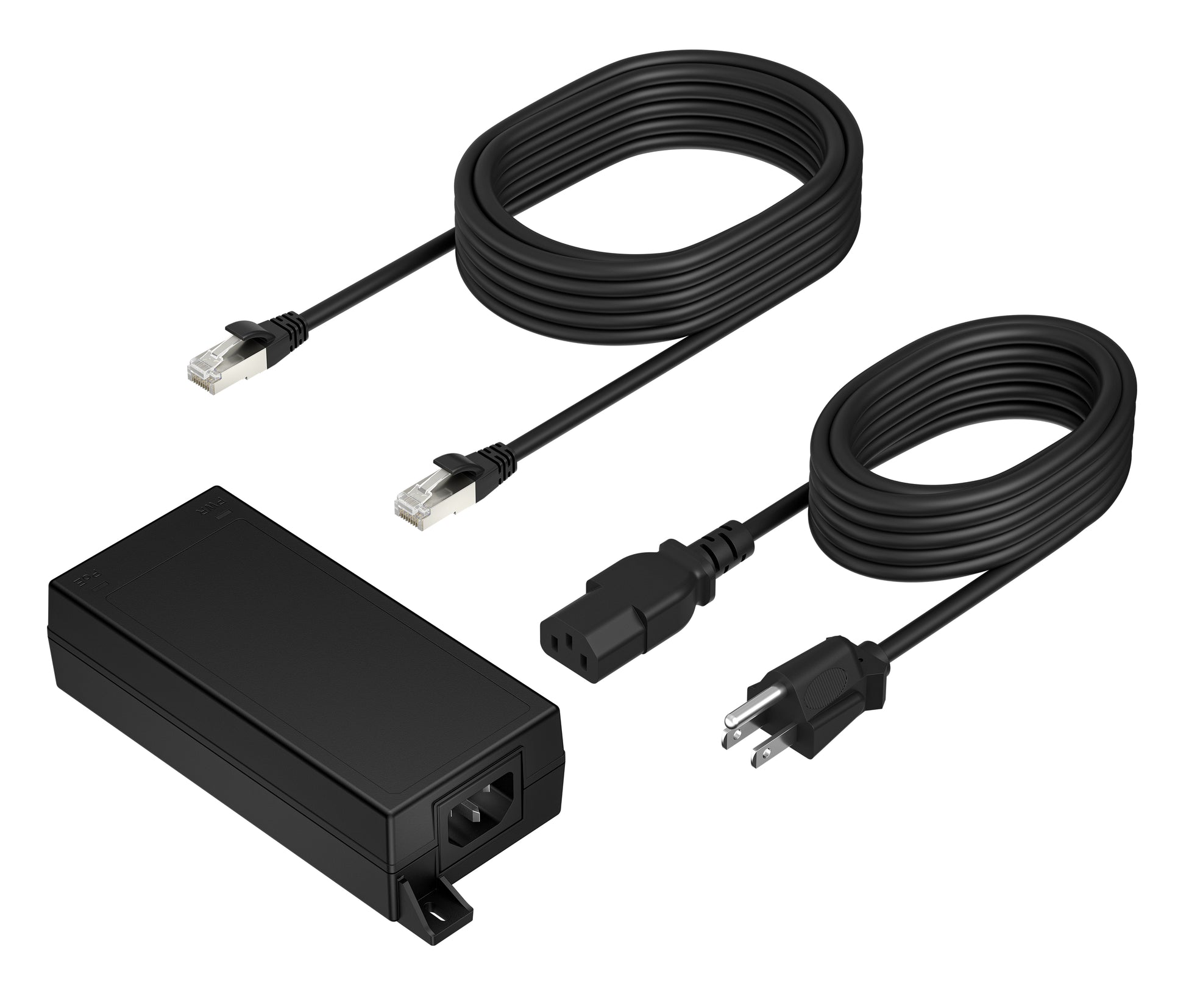 HP Poly PoE++ 65W 2.5G Adapter with 3.66m CAT6A Cable and Power Cord ...