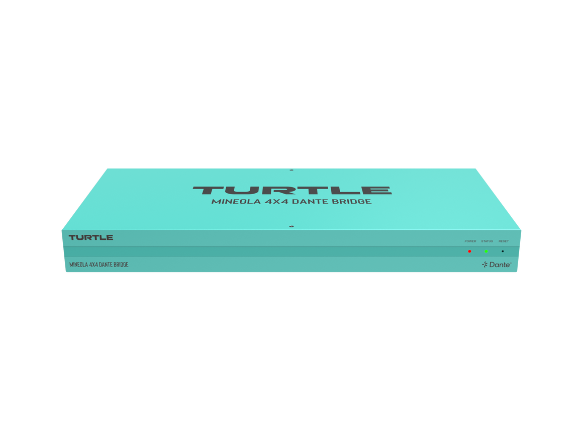 Turquoise electronic device with 'Turtle' branding on a white background