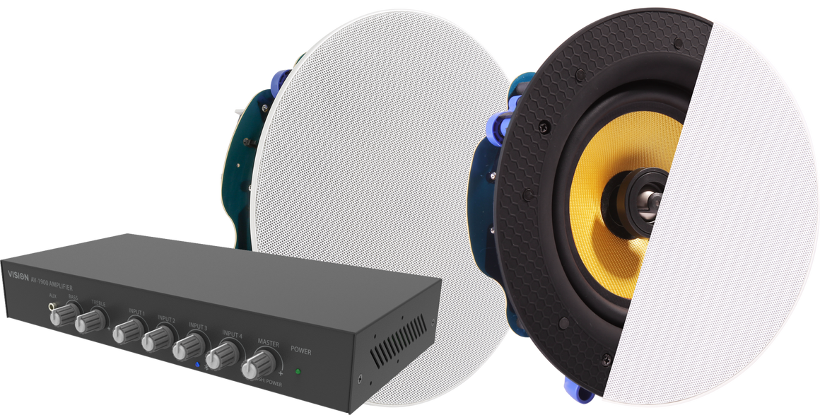 Vision 2 x 50w Mixer Amplifier