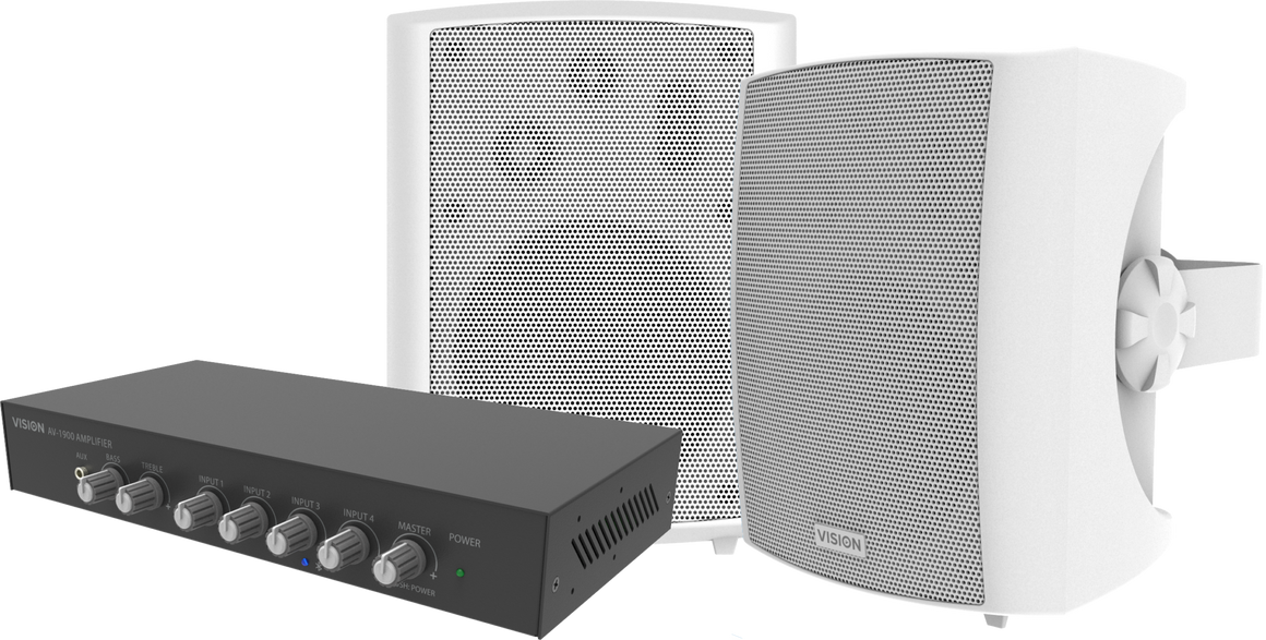 Vision 2 x 50w Mixer Amplifier