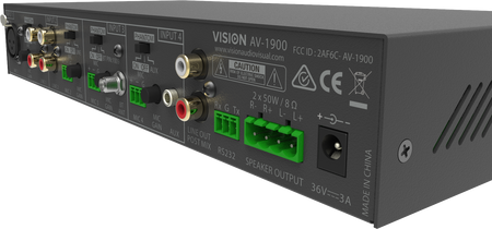 Vision 2 x 50w Mixer Amplifier