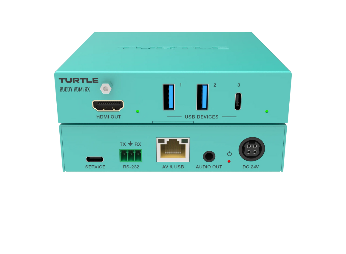 Turtle AV Boardroom Buddy HDMI RX — 4K60 HDBaseT Receiver