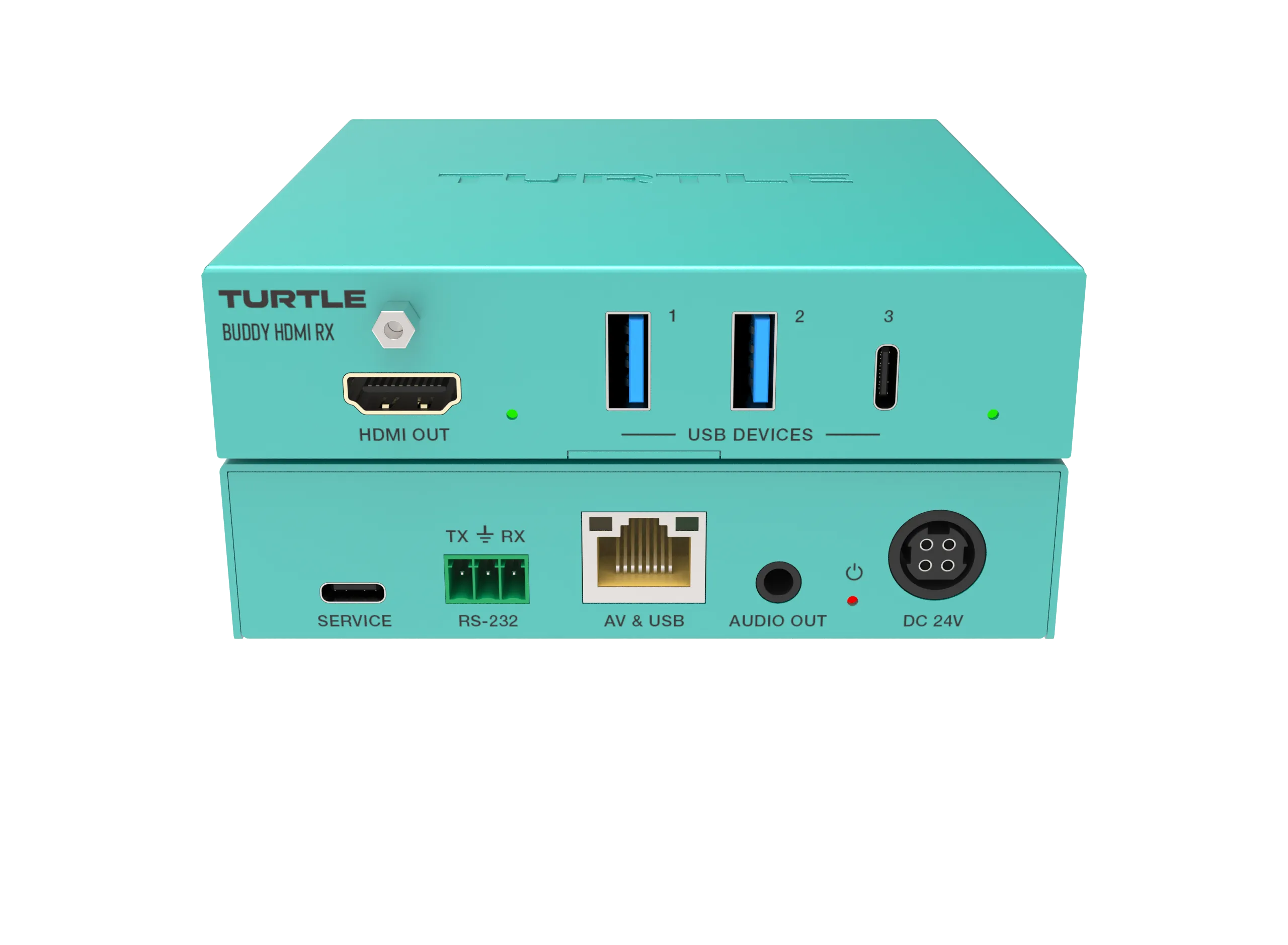 Turtle AV Boardroom Buddy HDMI RX — 4K60 HDBaseT Receiver