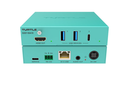 Turtle AV Boardroom Buddy HDMI RX — 4K60 HDBaseT Receiver