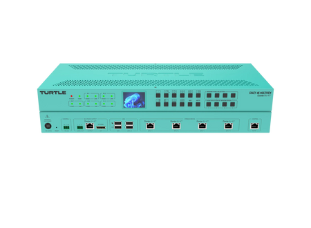 Turtle AV Chazy 4K Multiview — World's First Dante AV-A 4K Multiviewer