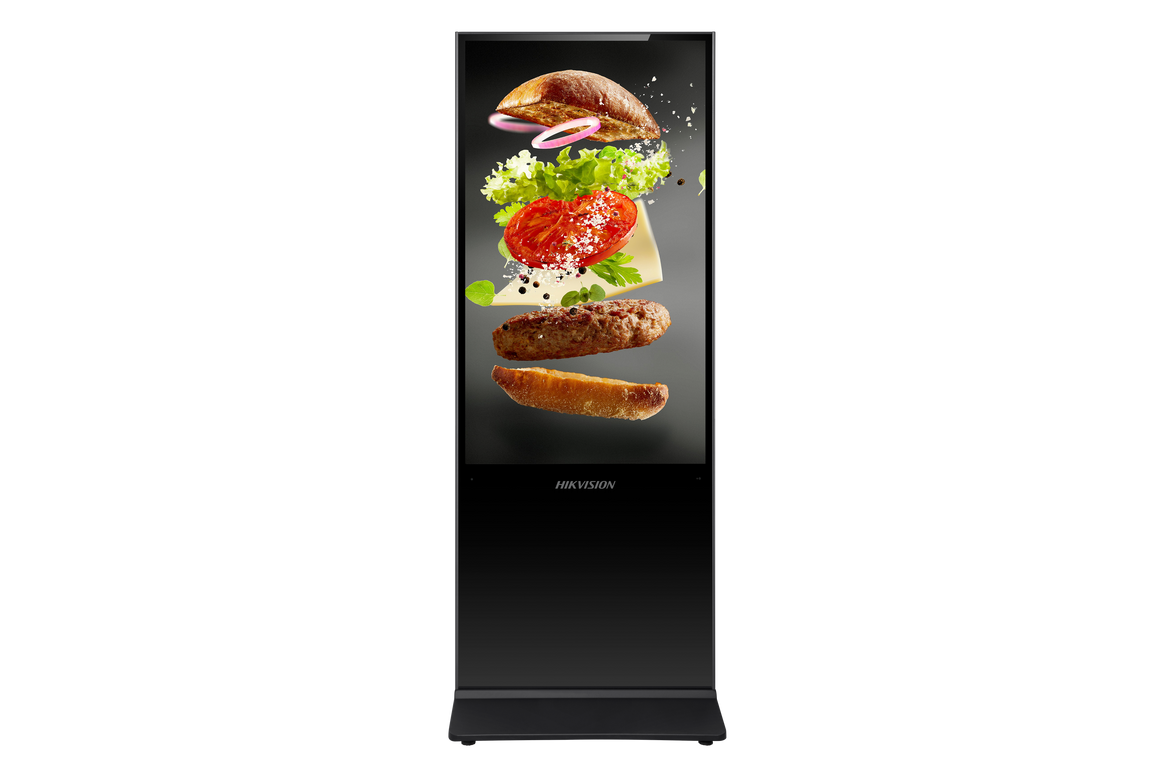 Hikvision DS-D6043UL-B/S 43" 4K Android 8.1 Floor-Standing Digital Signage