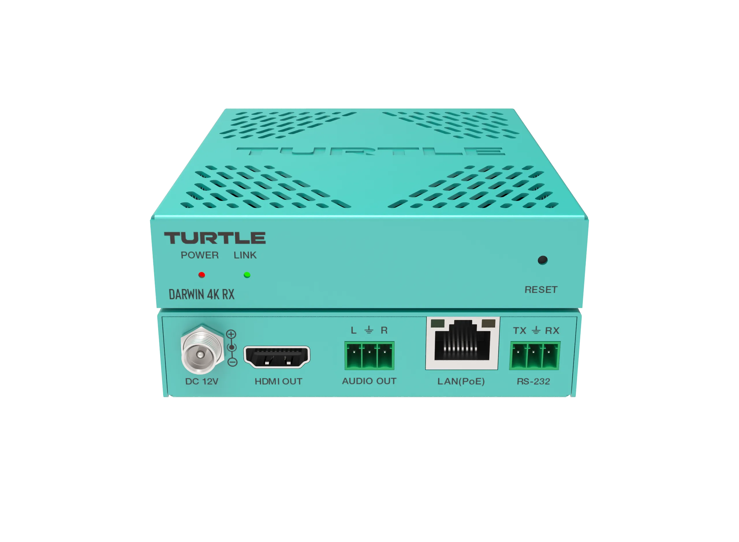 Turtle AV Darwin 4K RX — H.265 HDMI 4K AV over IP Receiver