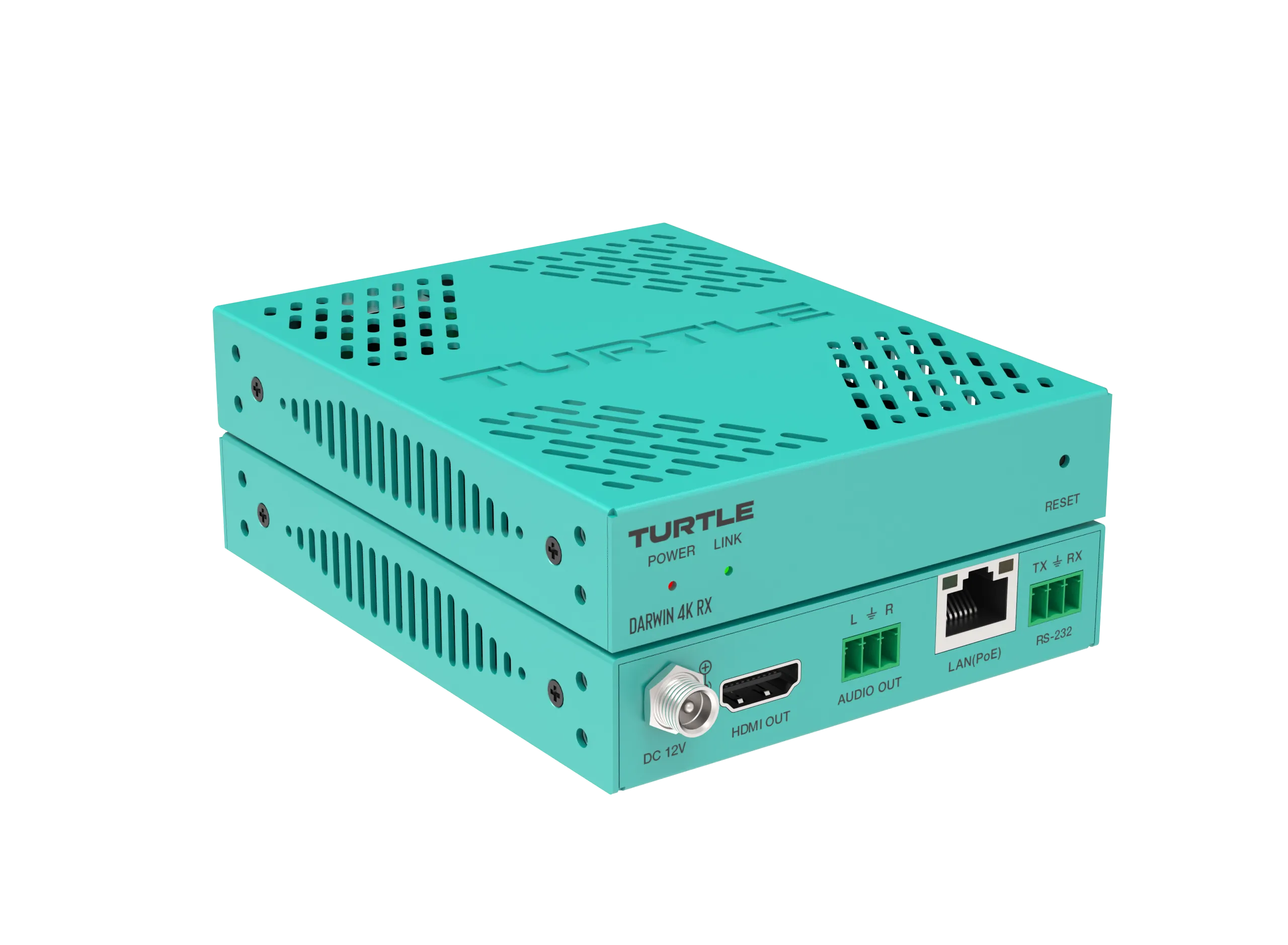 Turtle AV Darwin 4K RX — H.265 HDMI 4K AV over IP Receiver