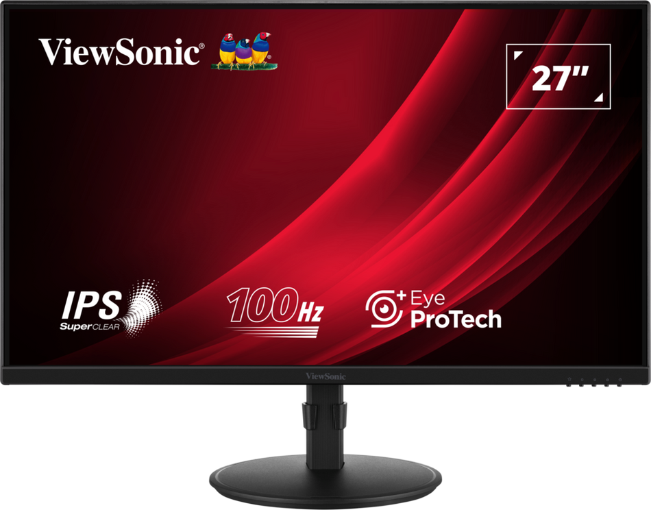 ViewSonic VG2708A-MHD 27" FHD Ergonomic Business Monitor – USB-C & Speaker