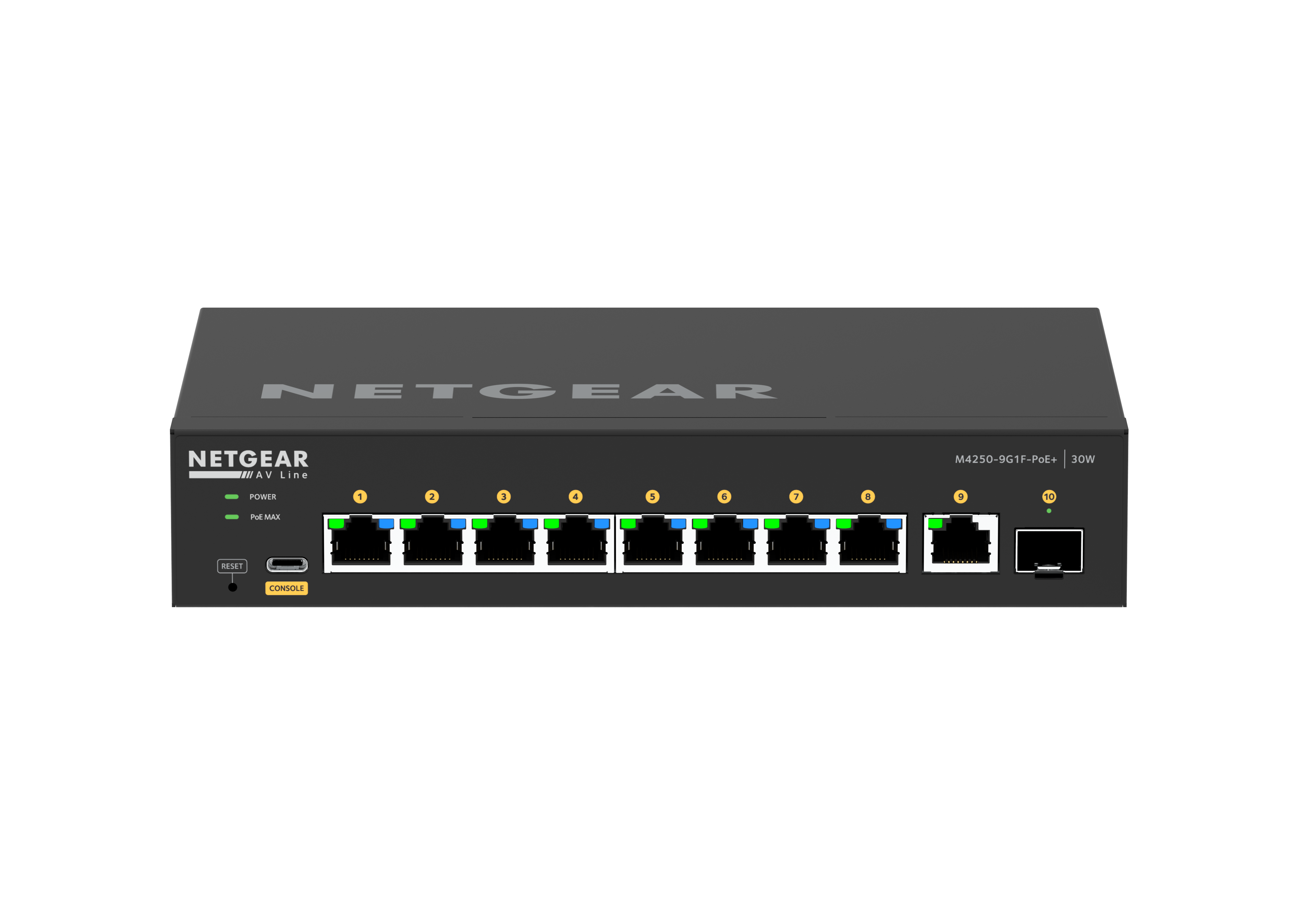 Netgear AV Line M4250-9G1F-PoE+ – AVITdirect