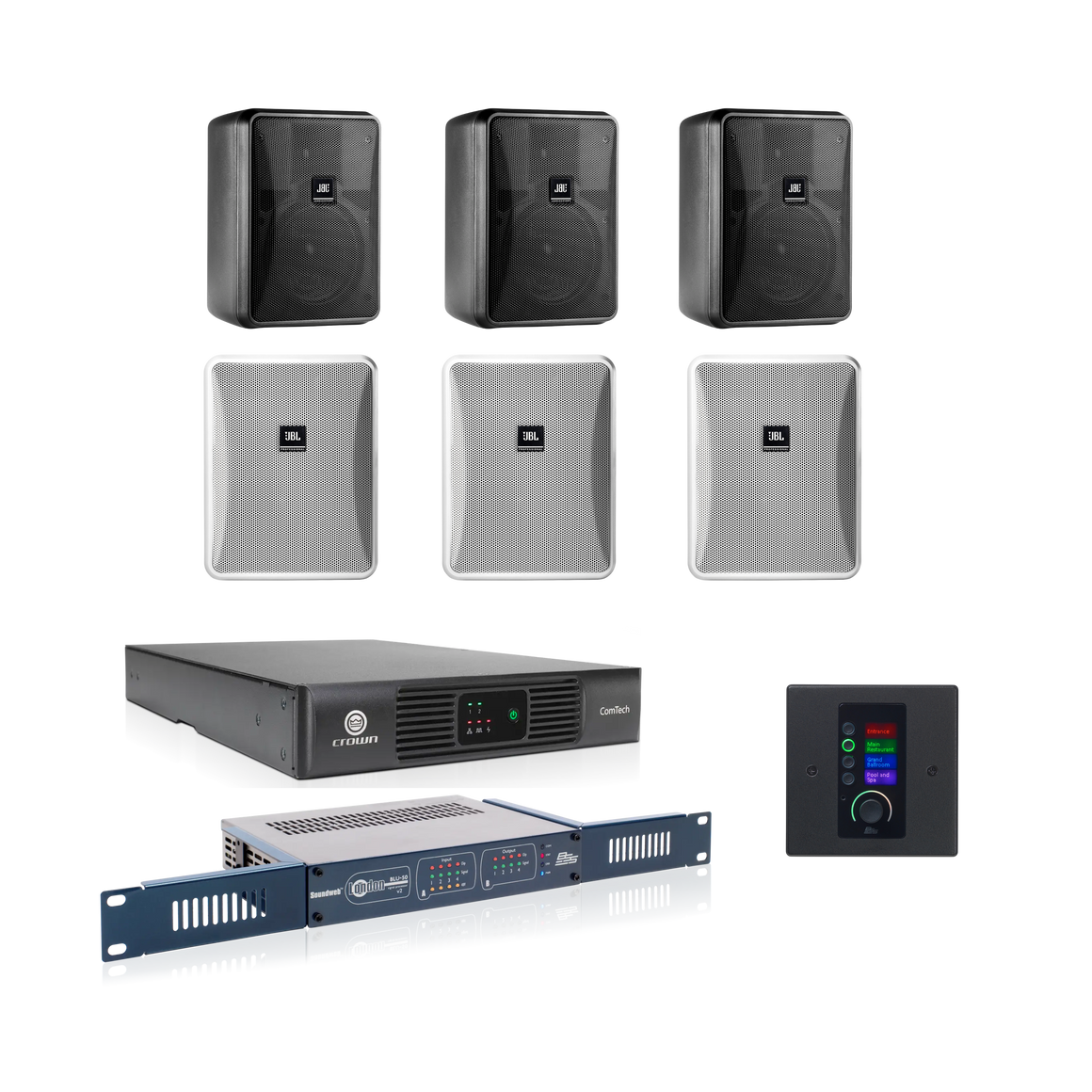 Harman Install Common Room Silver Bundle