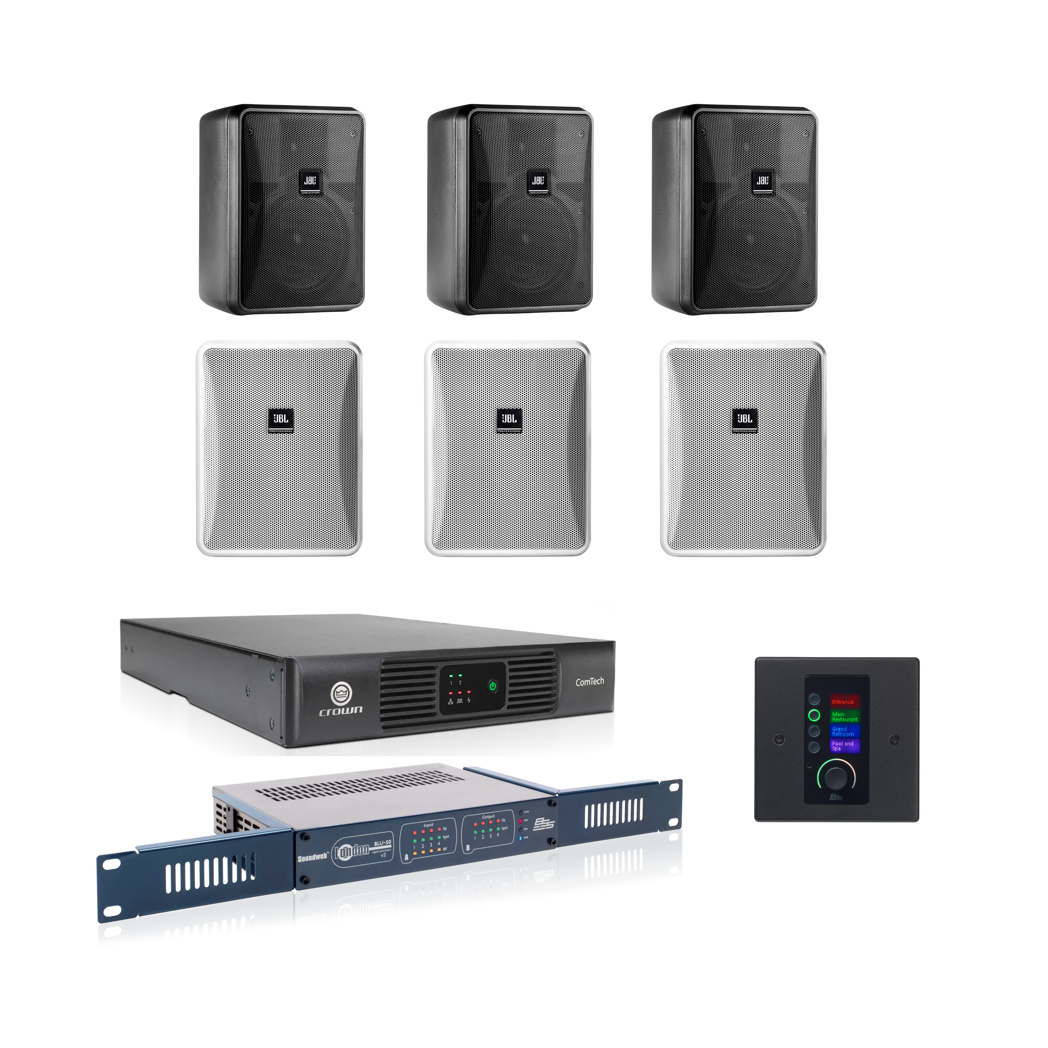 Harman Install Common Room Silver Bundle