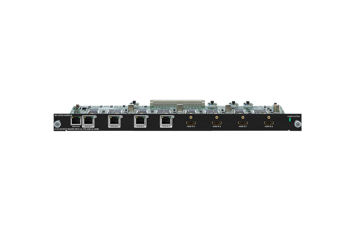 Network switch with multiple ports on a white background