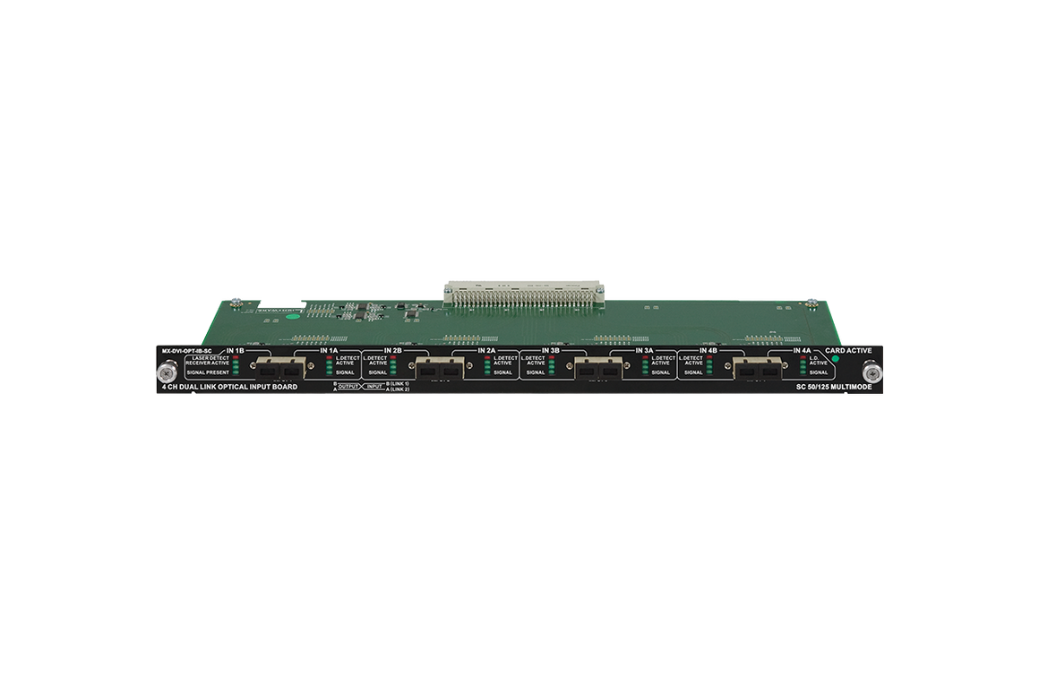 Lightware Interface Inout Plate Lightware MX-DVI-OPT-IB-SC Fiber Optical Input Board for Single-Link D ...