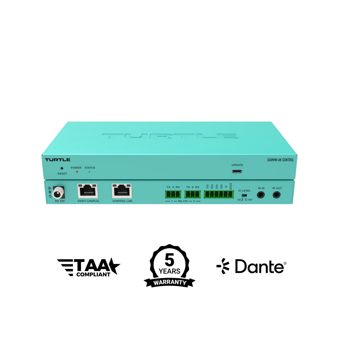 Turtle AV Darwin 4K Control — Central Management Box for Darwin 4K AV over IP