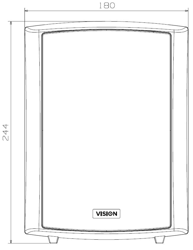 Vision Pair 3-Way Wall Loudspeakers