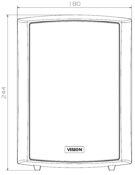 Vision Pair 3-Way Wall Loudspeakers