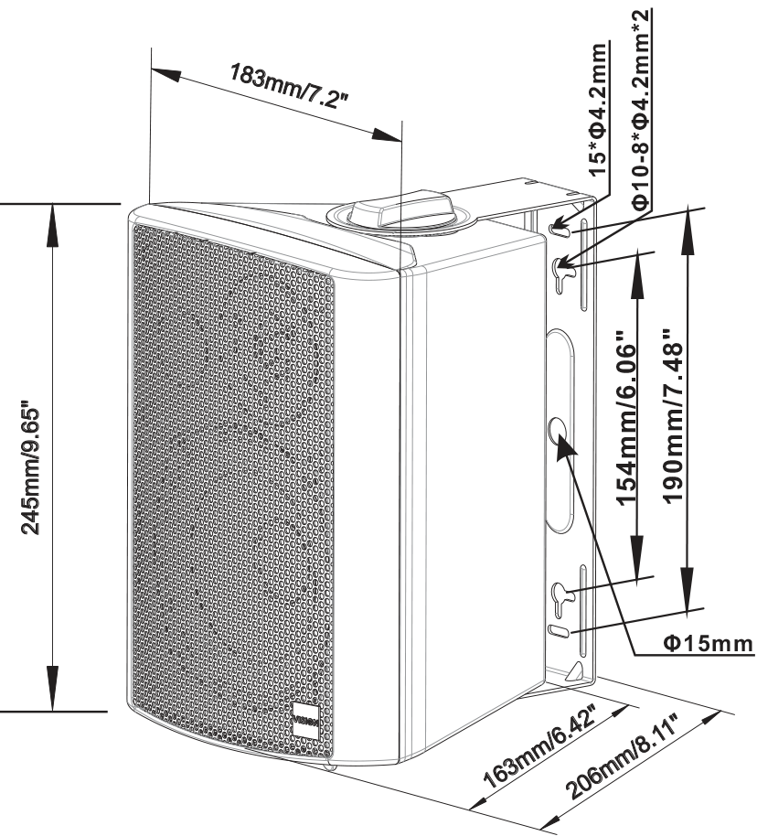 Vision Pair 54w Active Loudspeakers