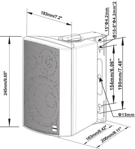 Vision Pair 54w Active Loudspeakers