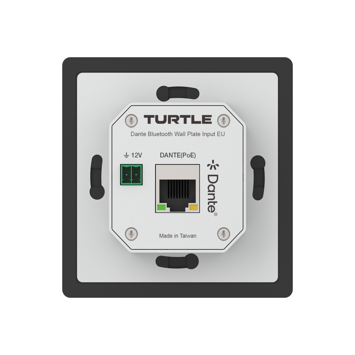 Turtle_AV_Dante_Bluetooth_Wallplate