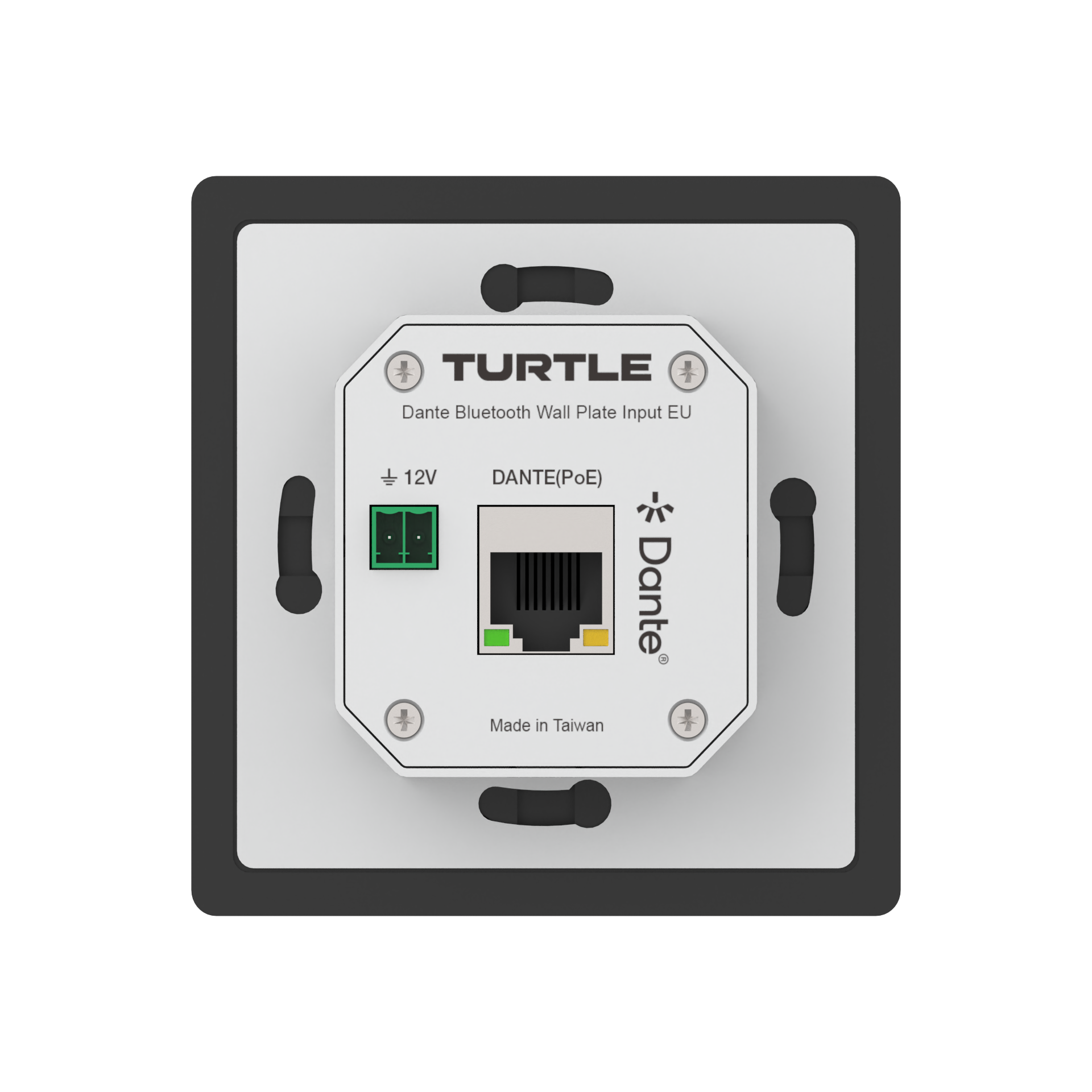 Turtle_AV_Dante_Bluetooth_Wallplate