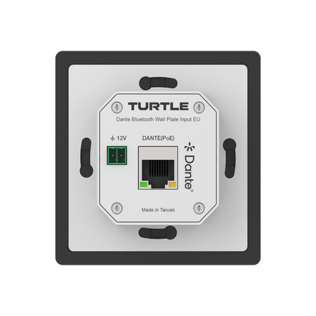 Turtle_AV_Dante_Bluetooth_Wallplate