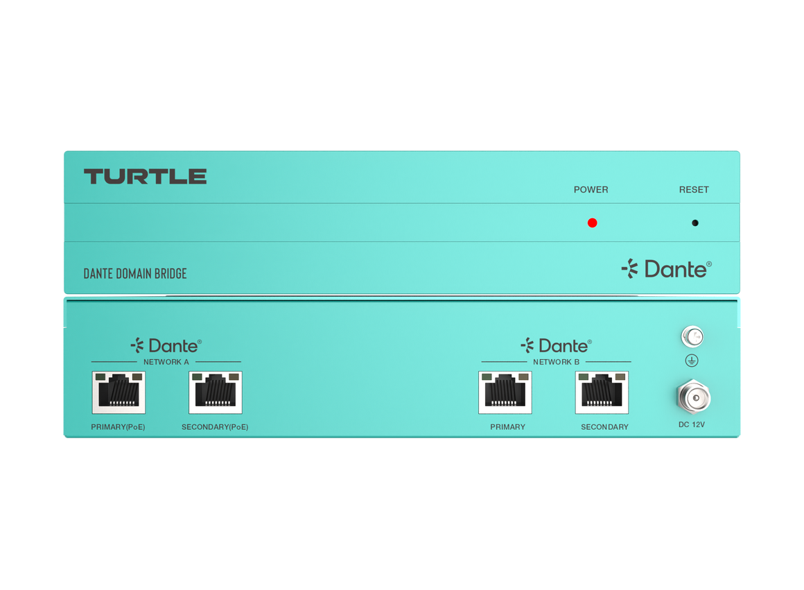 Turtle AV Dante Domain Bridge (TAV-DDB)