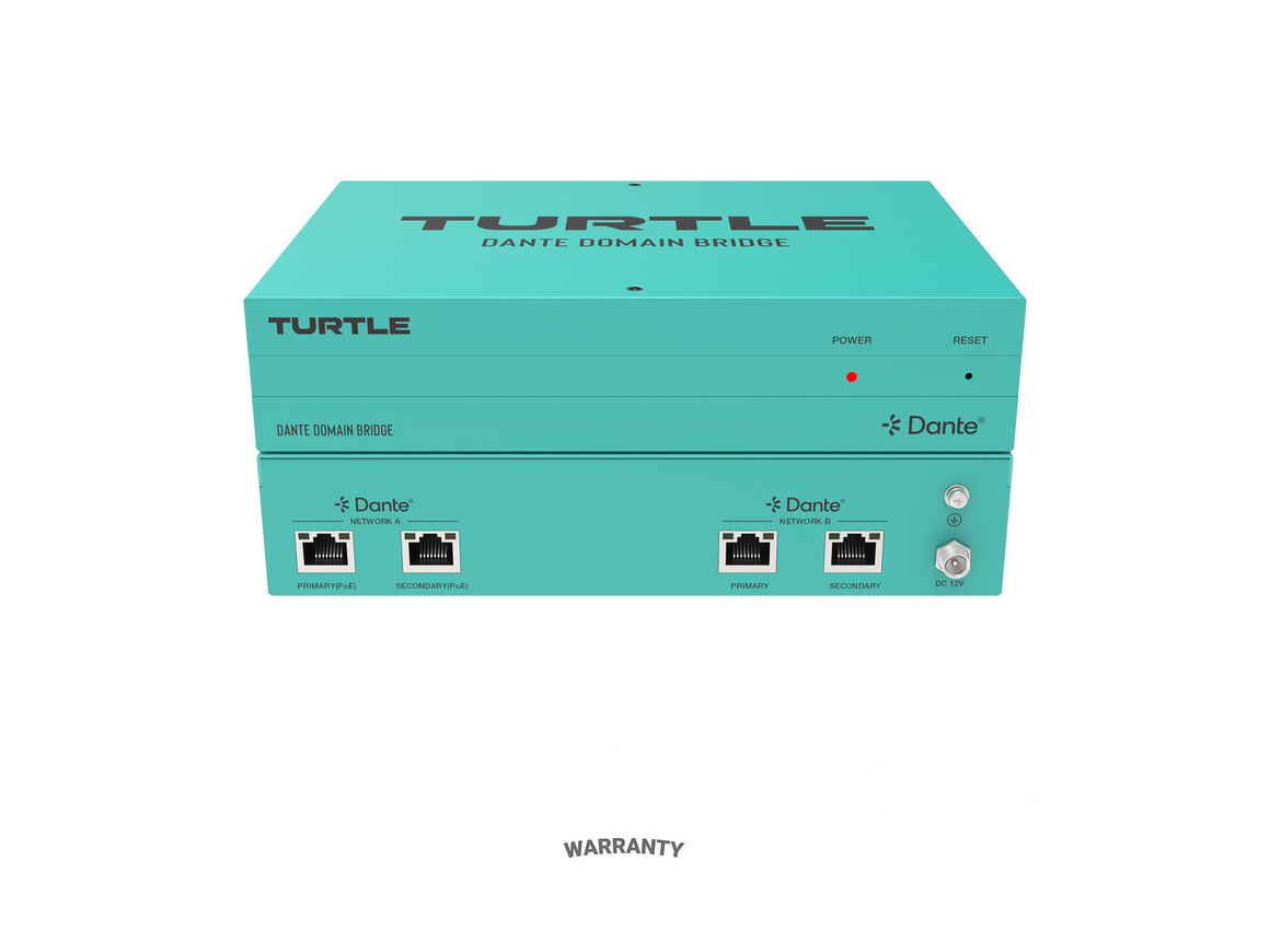 Turtle AV Dante Domain Bridge (TAV-DDB)