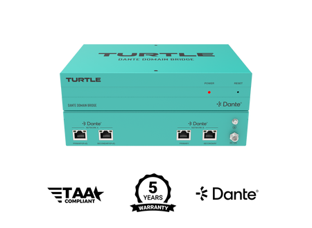Turtle AV Dante Domain Bridge (TAV-DDB)