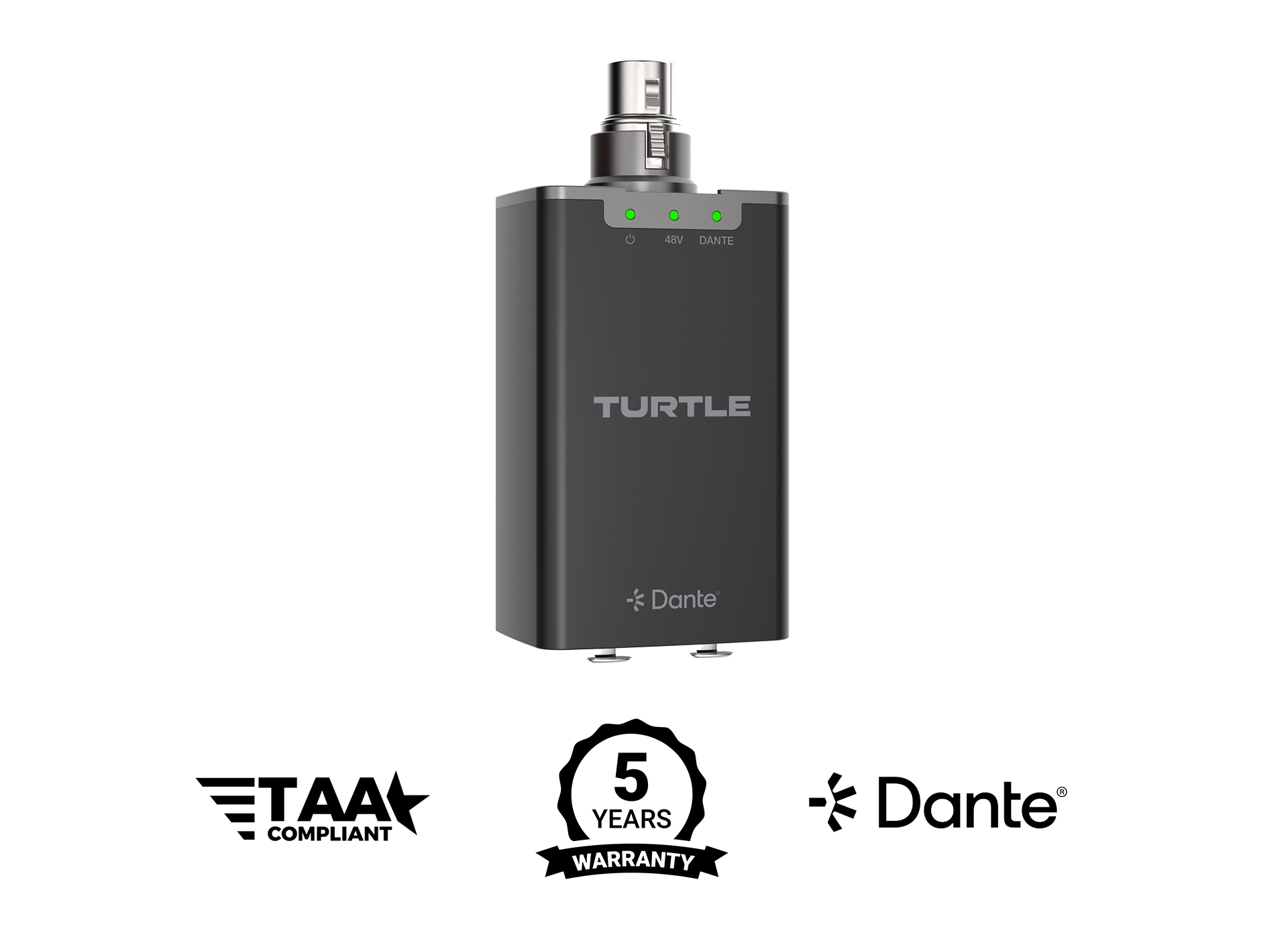 Turtle AV Dante Enabled Mic Preamp (TAV-JEF)