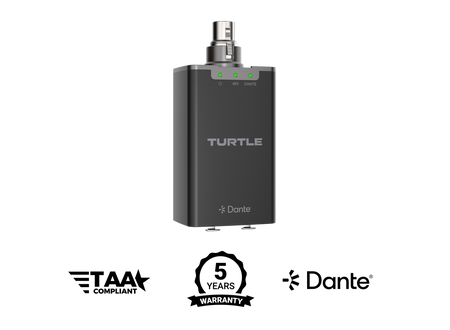 Turtle AV Dante Enabled Mic Preamp (TAV-JEF)
