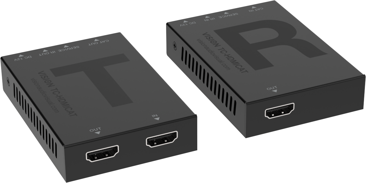 Vision HDMI-over-CAT6 Transmitter and Receiver Set 60 m