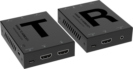 Vision HDMI and USB-over-CAT6 Transmitter and Receiver Set 70 m