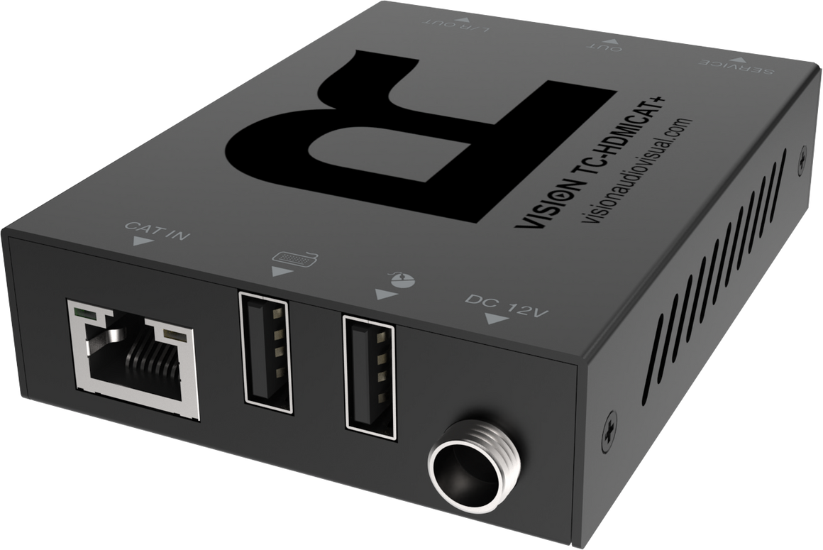 Vision HDMI and USB-over-CAT6 Transmitter and Receiver Set 70 m