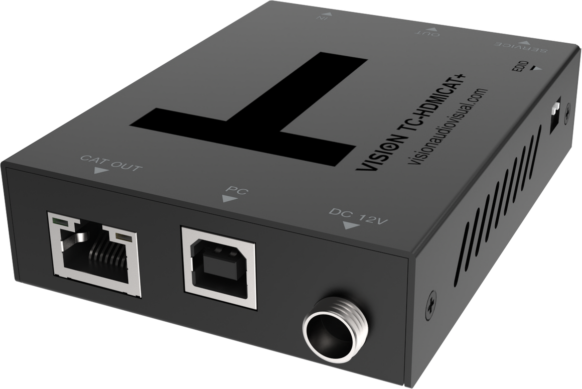 Vision HDMI and USB-over-CAT6 Transmitter and Receiver Set 70 m