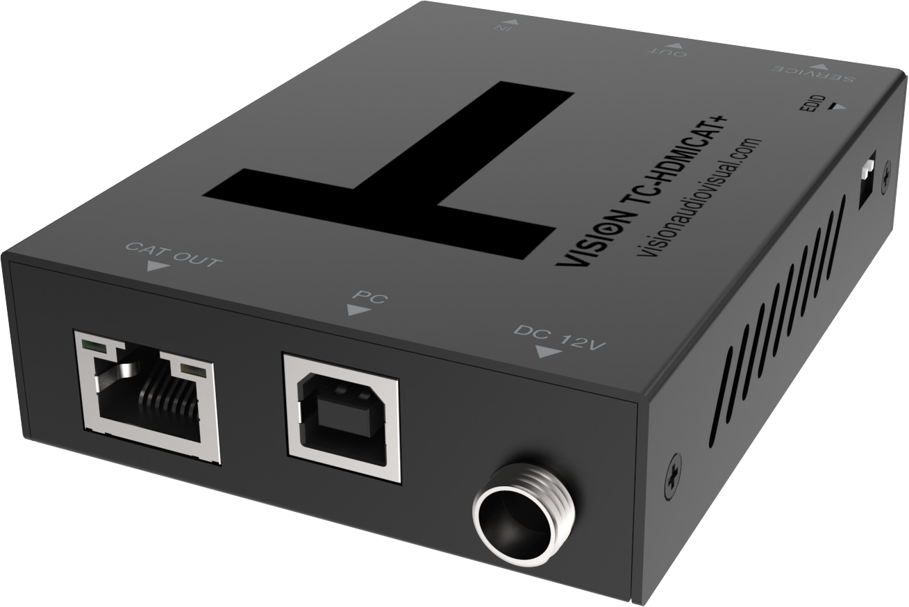 Vision HDMI and USB-over-CAT6 Transmitter and Receiver Set 70 m