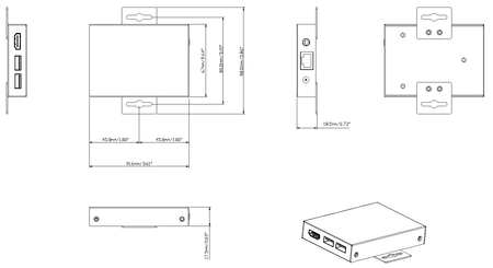 Vision HDMI-over-IP Receiver