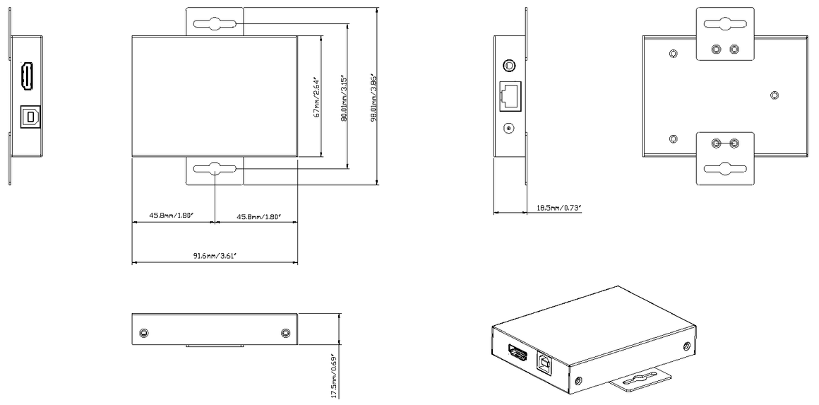 Vision HDMI-over-IP Transmitter