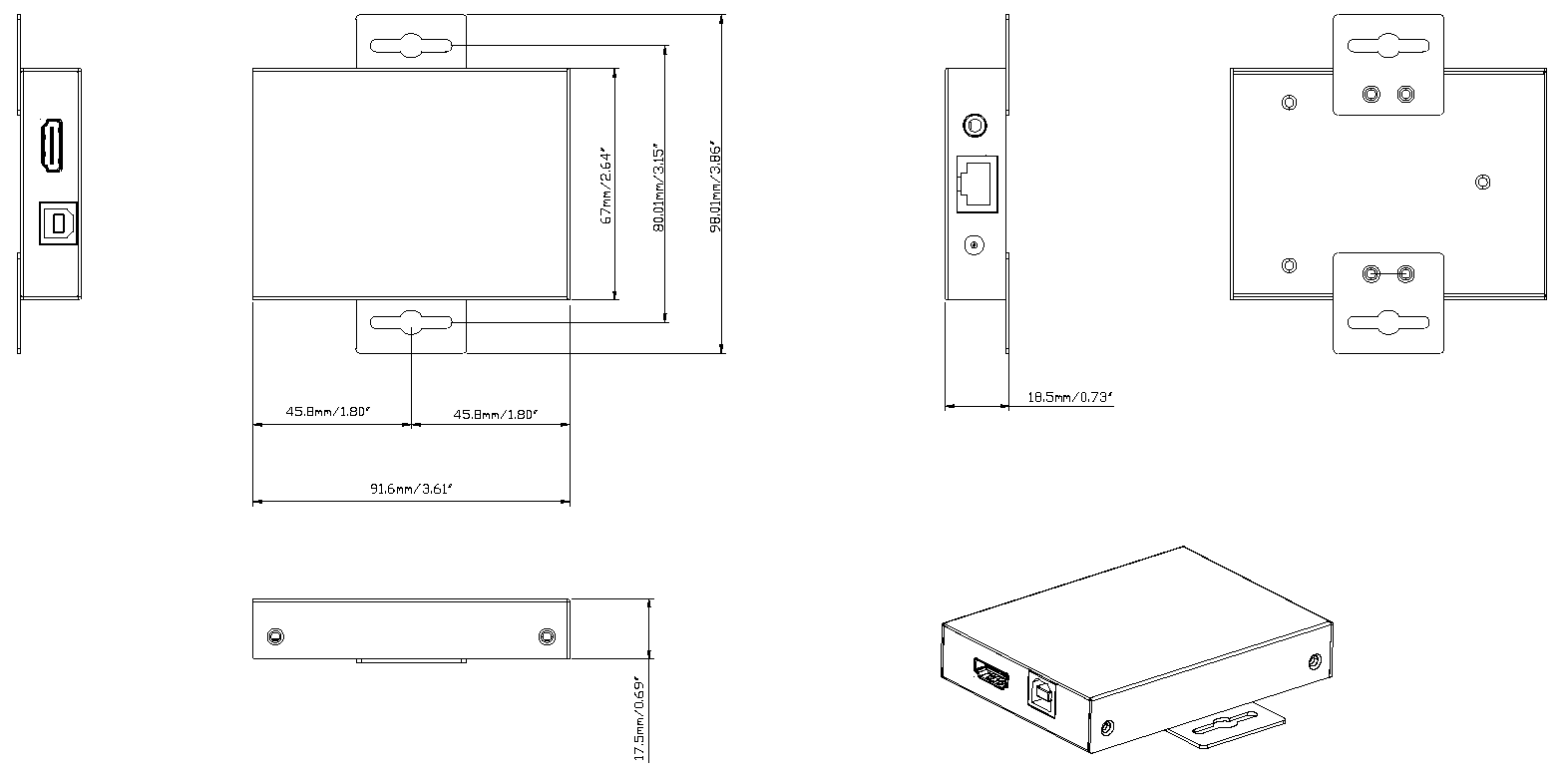 Vision HDMI-over-IP Transmitter