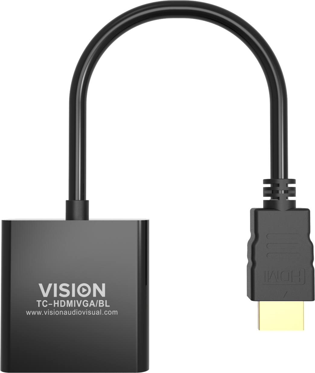 Vision Black HDMI to VGA Adaptor